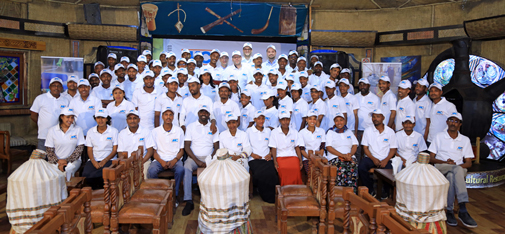 Group photo with employees of LICON and MC-Bauchemie at the kick-off event in Ethiopia.